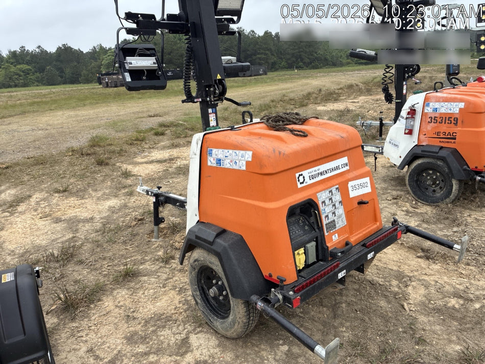 2023 Generac MLT2 Diesel, Flex Switch 120V Input, Powerzone Controller, (4) 320W LED Lights, 4kW Generator, 39.9 Gal Fuel Tank, 2" Ball, T3