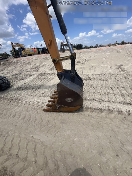 2018 Case CX80C CLOSED CAB, A/C, RUBBER TRACKS PADS, 7'-2" ARM