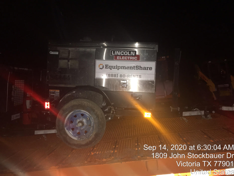 2019 Lincoln Vantage 322 Welder Ready-Pak 3, Two wheel trailer, Fender and Light kit, Cable Rack