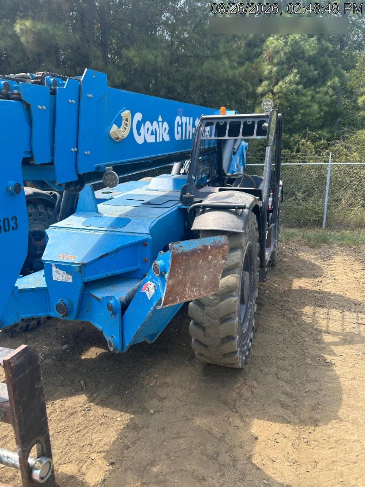 2017 Genie GTH-1056 Genie GTH1056, Solid Tires, 60" carriage, Light Kit, Open ROPS