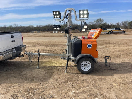 2024 Wanco WLTT-4MM4K Diesel, Deep Sea Controller, Shore Power Plug, Auto Start, (4) 350W LED Floodlights, 4kW Generator, 60 Gal Fuel Tank, 2" Ball, T3