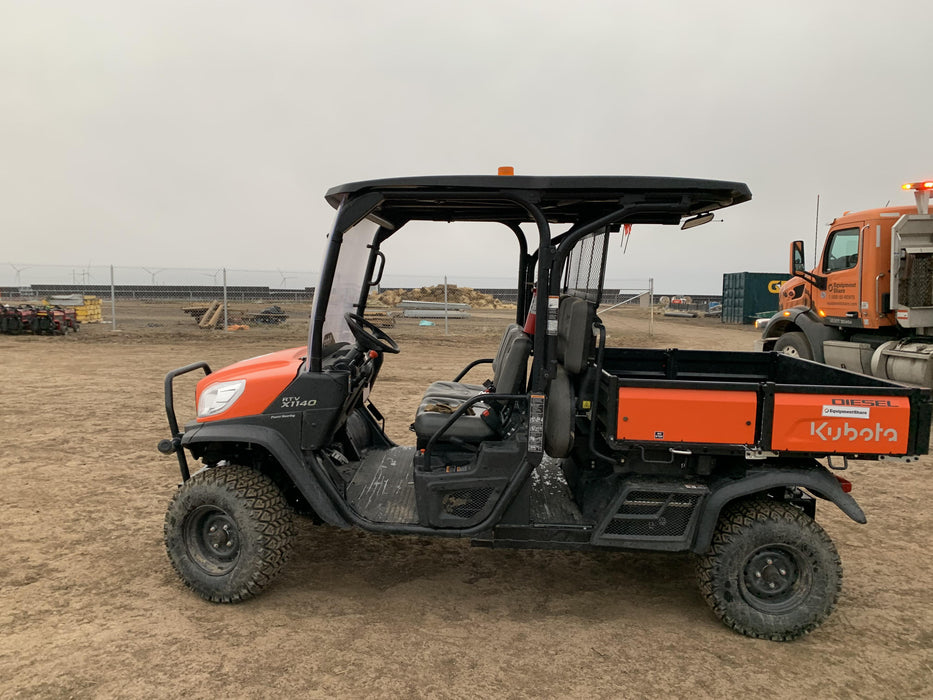 2022 Kubota RTV-X1140W-H Plastic Canopy, Windshield Acrylic Clear, LED Strobe Light, Wire Harness Kit, Back up Alarm