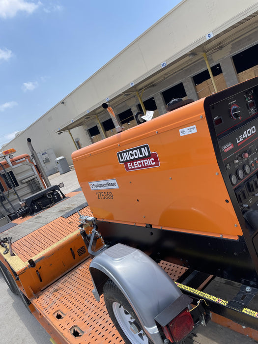 2022 Lincoln Electric LE400 Kubota V1505, Trlr, Cable Rack, Light Kit, ES Decals, T3