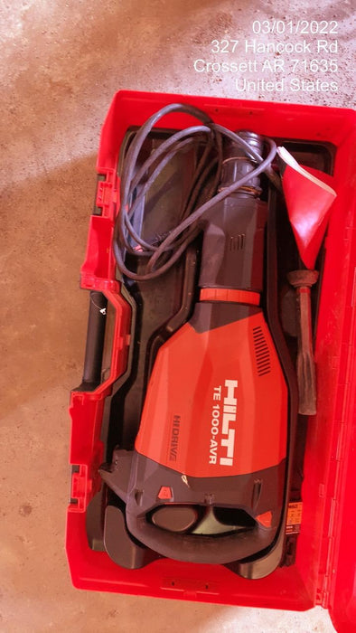 2020 HILTI TE 1000-AVR