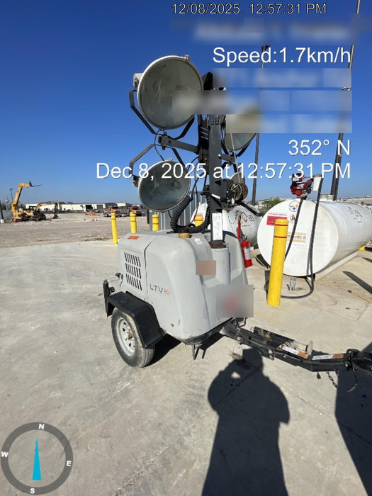 2019 Wacker Neuson LTV6L-MH Wacker Neuson LTV6L Mobile Light Tower w/Fuel Level Sensor Installed
