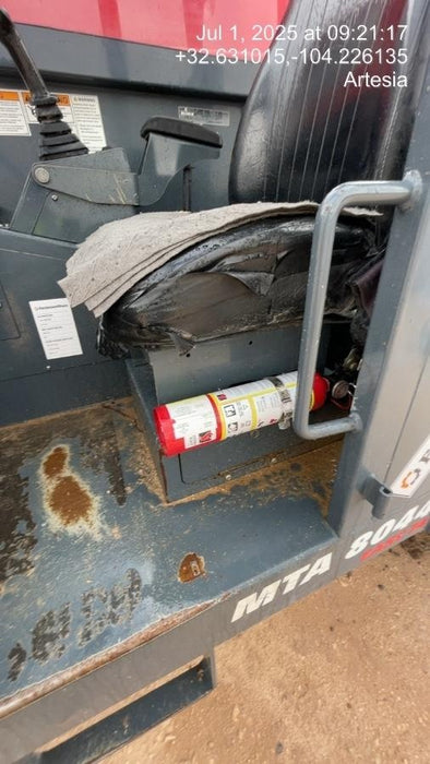 2018 Manitou MTA8044 MTA 8044 - 74 HP T4, Canopy, Worklights/Strobe, Beacon, 66" Carriage, 48" Forks, Solid Tires, Lift Hook, Aux Hydraulics