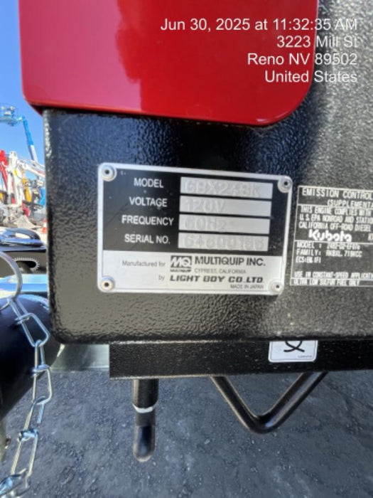 2025 MULTIQUIP GBX24BK