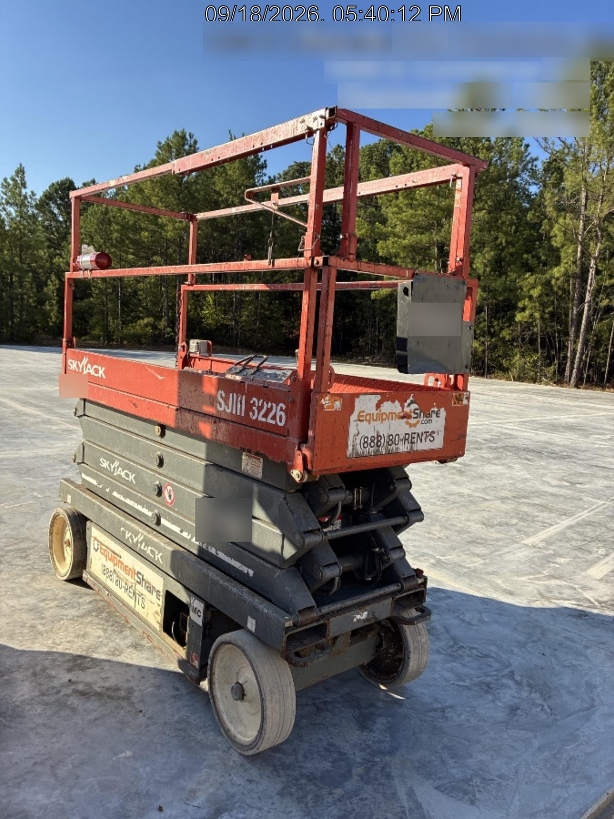 2018 SKYJACK SJIII-3226