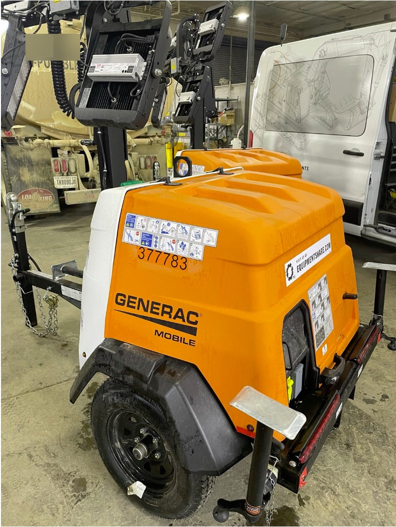 2023 Generac MLT2 Diesel, Flex Switch 120V Input, Powerzone Controller, 
(4) 320W LED Lights, 4kW Generator, 39.9 Gal Fuel Tank, 2" Ball, T3