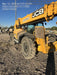 2019 JCB 512-56 74 HP w/CAB/HVAC, Beacon, Aux Hydraulics, Worklights, Solid Tires w/60" Carriage/Forks