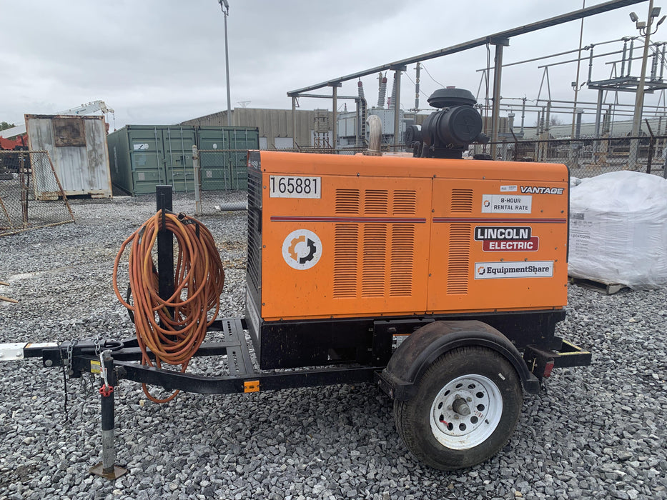 2021 Lincoln Electric Vantage 549X Ready Pak 3, ORANGE (includes trailer, cable rack, fender light kit)