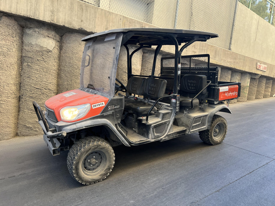 2022 Kubota RTV-X1140W-H Plastic Canopy, Windshield Acrylic Clear, LED Strobe Light, Wire Harness Kit, Back up Alarm
