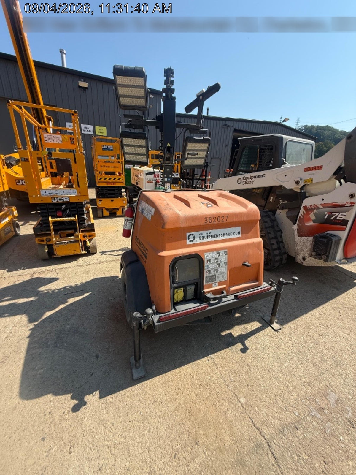 2023 Generac MLT2 Diesel, Flex Switch 120V Input, Powerzone Controller, 
(4) 320W LED Lights, 4kW Generator, 39.9 Gal Fuel Tank, 2" Ball, T3