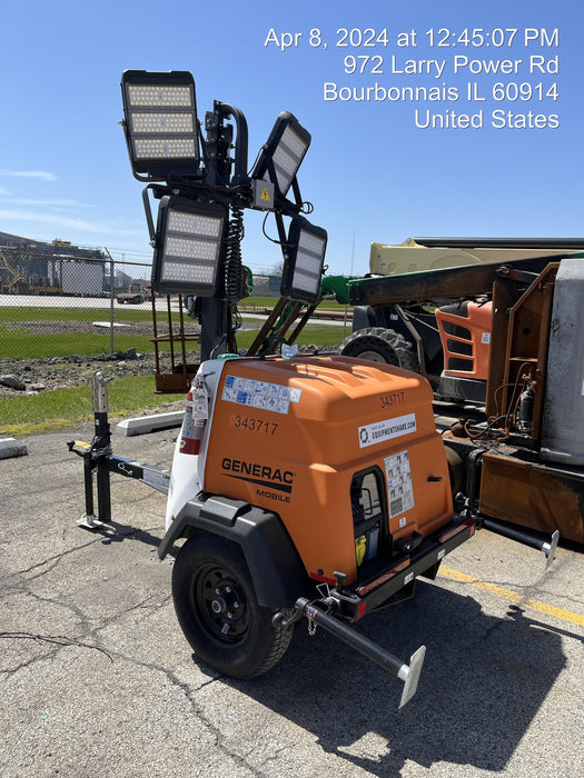 2023 Generac MLT2 Diesel, Flex Switch 120V Input, Powerzone Controller, (4) 320W LED Lights, 4kW Generator, 39.9 Gal Fuel Tank, 2" Ball, T3