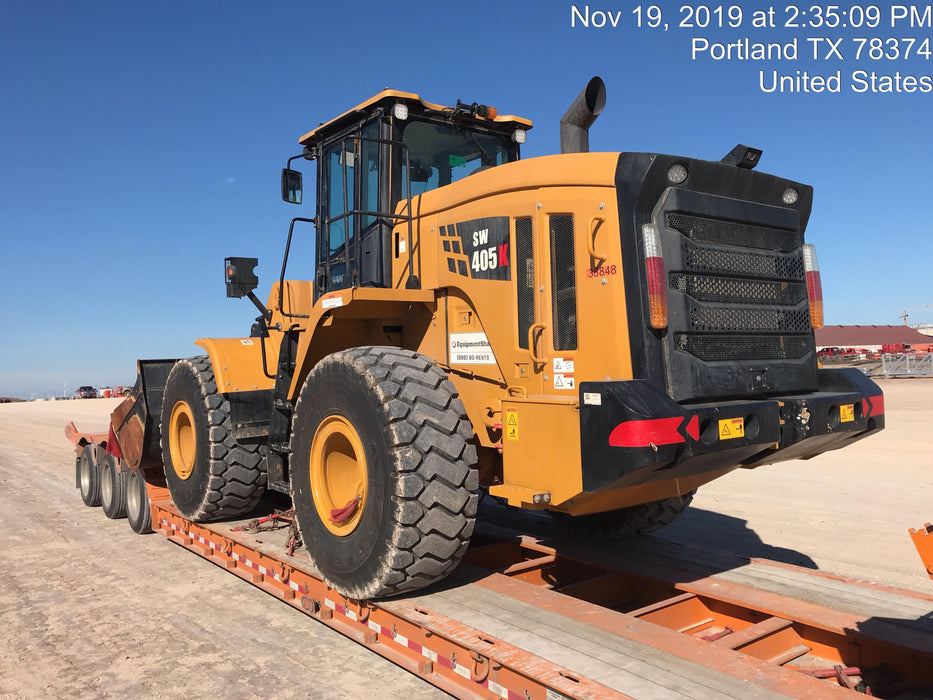 2019 Sany SW405K Tier 4, Cab, 3rd Function Hydraulics Smooth Pin On Bucket