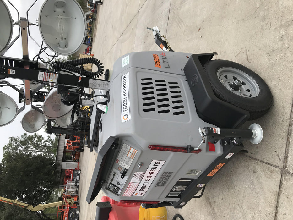 2019 Wacker Neuson LTV6L-MH Wacker Neuson LTV6L Mobile Light Tower w/Fuel Level Sensor Installed