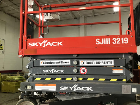 2016 Skyjack SJIII-3219 Standard Rental Specs