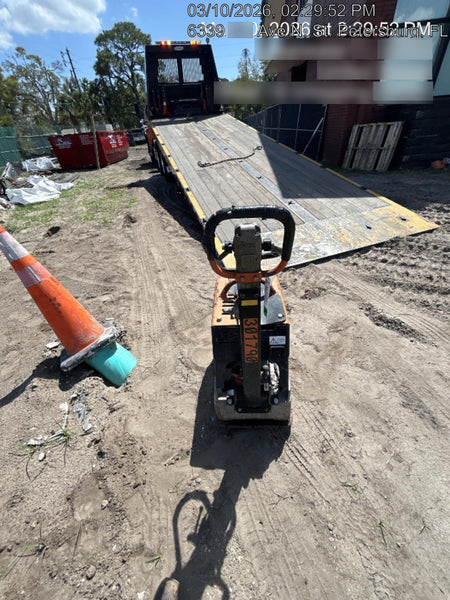 2023 Multiquip MVH158 Honda GX200, 17" Plate, Gas