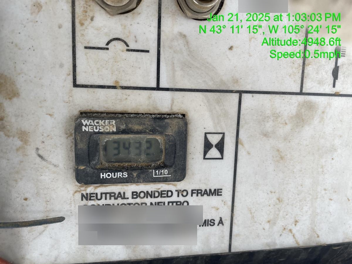 2019 Wacker Neuson LTV6L-MH Mobile Light Tower w/Fuel Level Sensor Installed