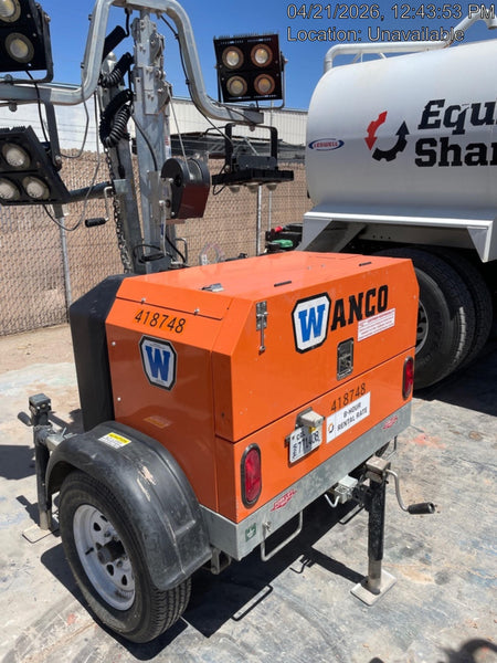 2024 Wanco WLTT-4MM4K Diesel, Deep Sea Controller, Shore Power Plug, Auto Start, (4) 350W LED Floodlights, 4kW Generator, 60 Gal Fuel Tank, 2" Ball, T3