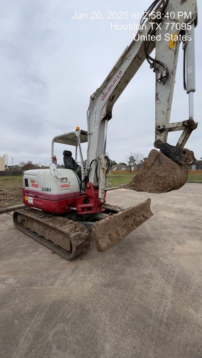 2019 Takeuchi TB260 Takeuchi TB260 Canopy w/Rubber Tracks, Auxiliary Hydraulics, Standard Blade, Manual QC