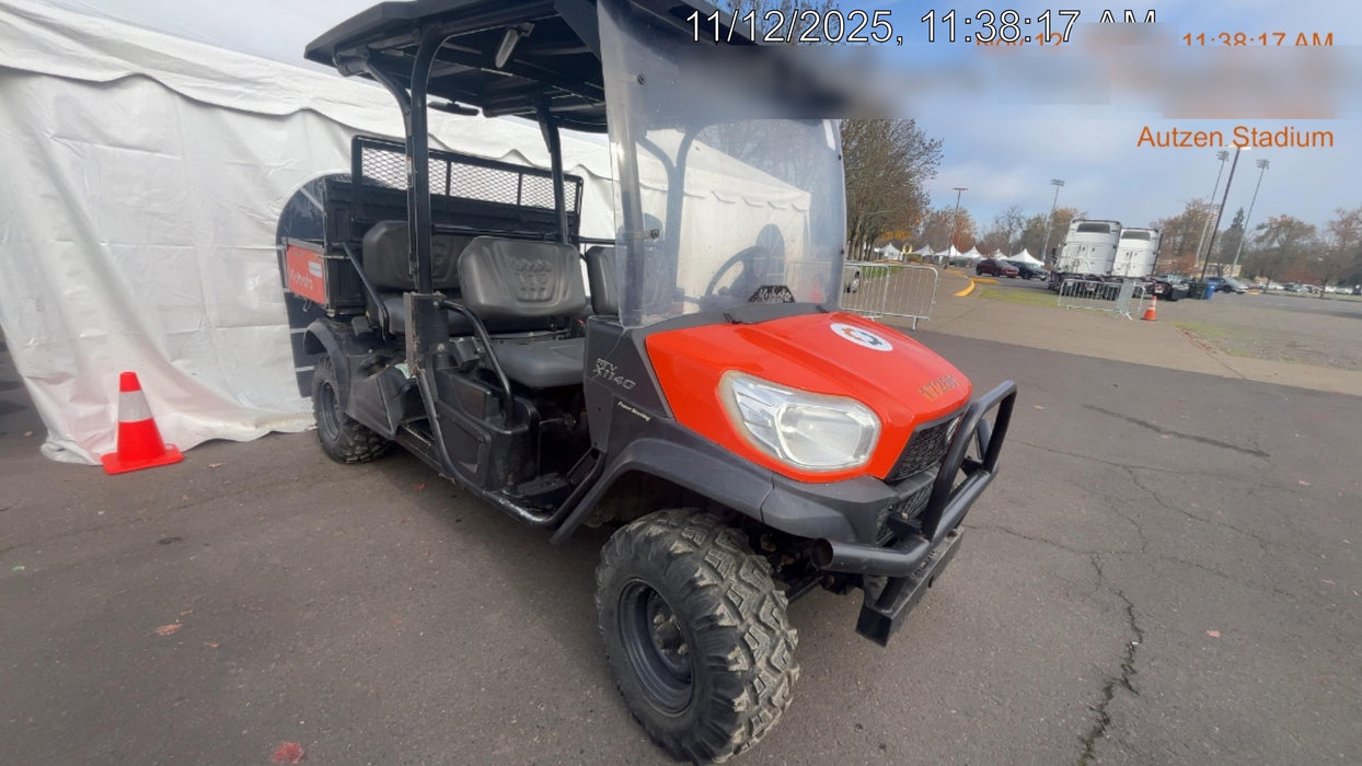 2022 Kubota RTV-X1140W-H Plastic Canopy, Windshield Acrylic Clear, LED Strobe Light, Wire Harness Kit, Back up Alarm