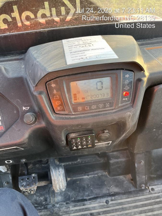 2020 Kubota RTV-X900 4wd Utility Cart, Diesel, 2 Seat, LED Strobe, Windshield Tempered Glass, Plastic Canopy, Wire Harness Kit, Backup Alarm