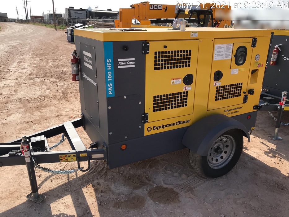 2021 ATLAS COPCO PAS 100 HF CS Enclosed