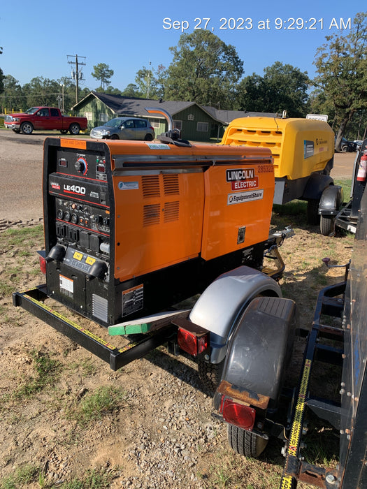 2022 Lincoln Electric LE400 Kubota V1505, Trlr, Cable Rack, Light Kit, ES Decals, T3