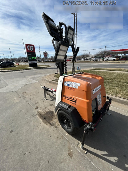2023 Generac MLT2 Diesel, Flex Switch 120V Input, Powerzone Controller, (4) 320W LED Lights, 4kW Generator, 39.9 Gal Fuel Tank, 2" Ball, T3