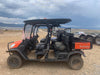2021 Kubota RTV-X1140W-H Plastic Canopy, Windshield Acrylic Clear, LED Strobe Light, Wire Harness Kit, Back up Alarm