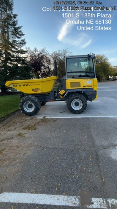 2025 WACKER NEUSON DV604 Cab Standard Tires