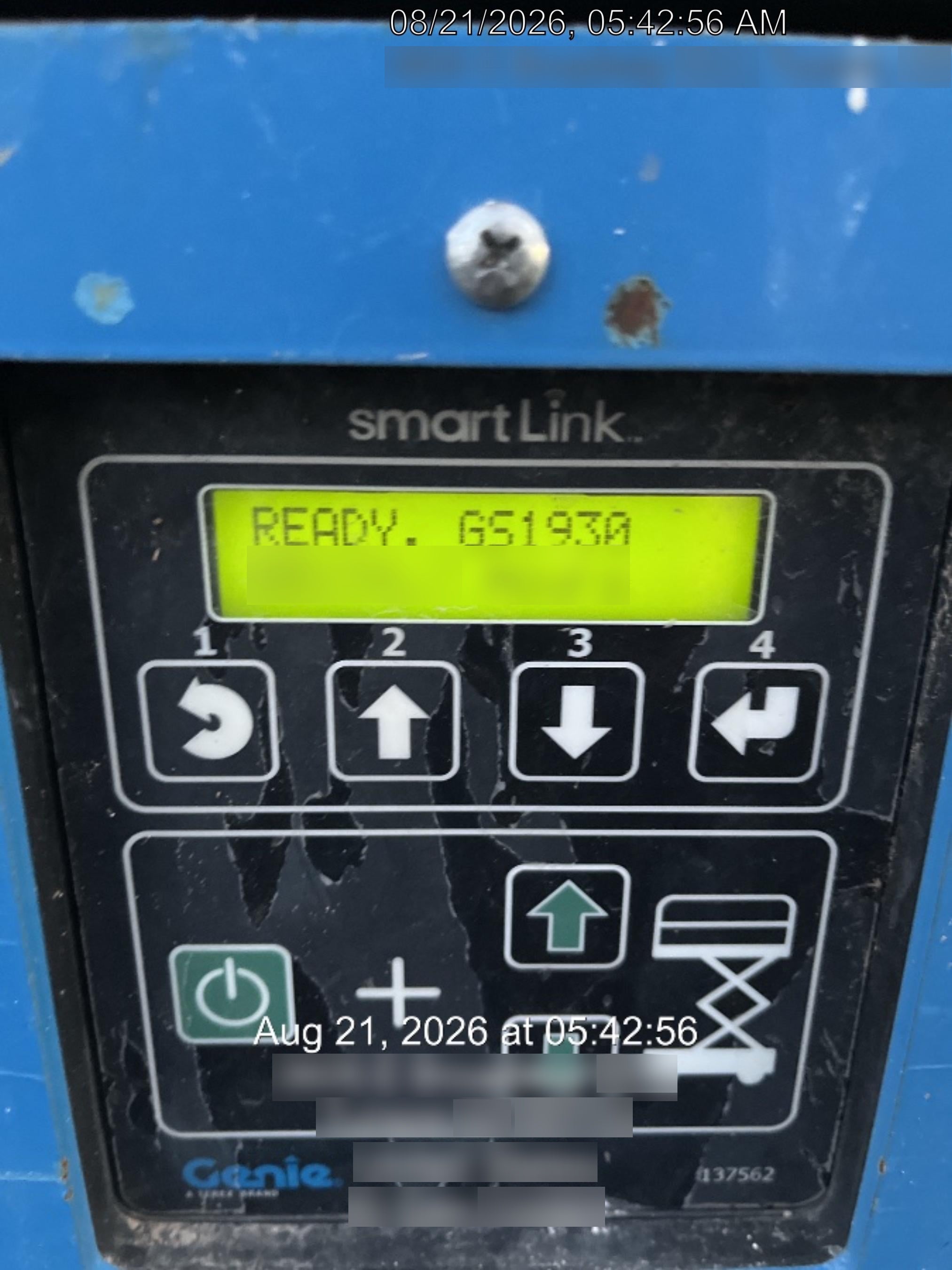 2019 Genie GS-1930 Half Height Swing Gate, 800W Inverter