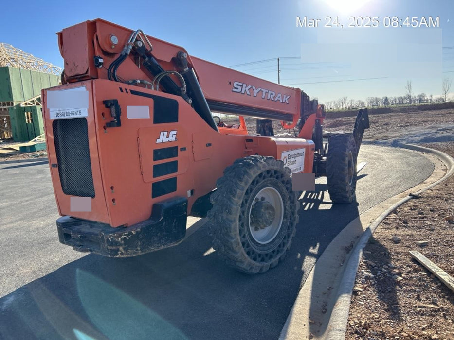 2018 Skytrak 10054 Skytrak 10054 10K Telehandler w/Open ROPS Solid Tires, LED Work Lights, Rotating Beacon, 60" Carriage/60" Forks
