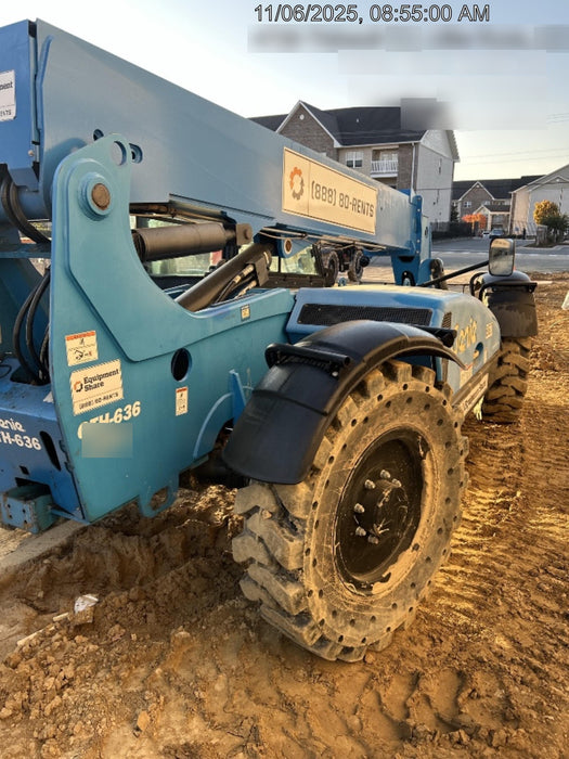 2020 Genie GTH-636 Cab/Heat/Air, Solid Tires, Work Lights, Beacon, Aux Hydraulics, Back up Alarm