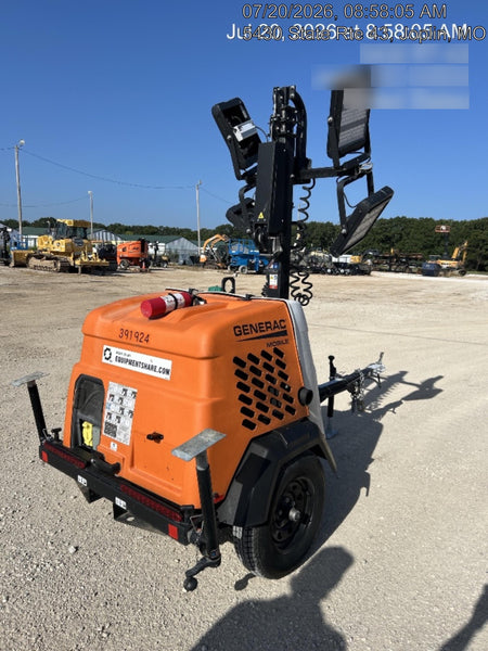 2024 Generac MLT2 Diesel, Flex Switch 120V Input, Powerzone Controller, 
(4) 320W LED Lights, 4kW Generator, 39.9 Gal Fuel Tank, 2" Ball, T3