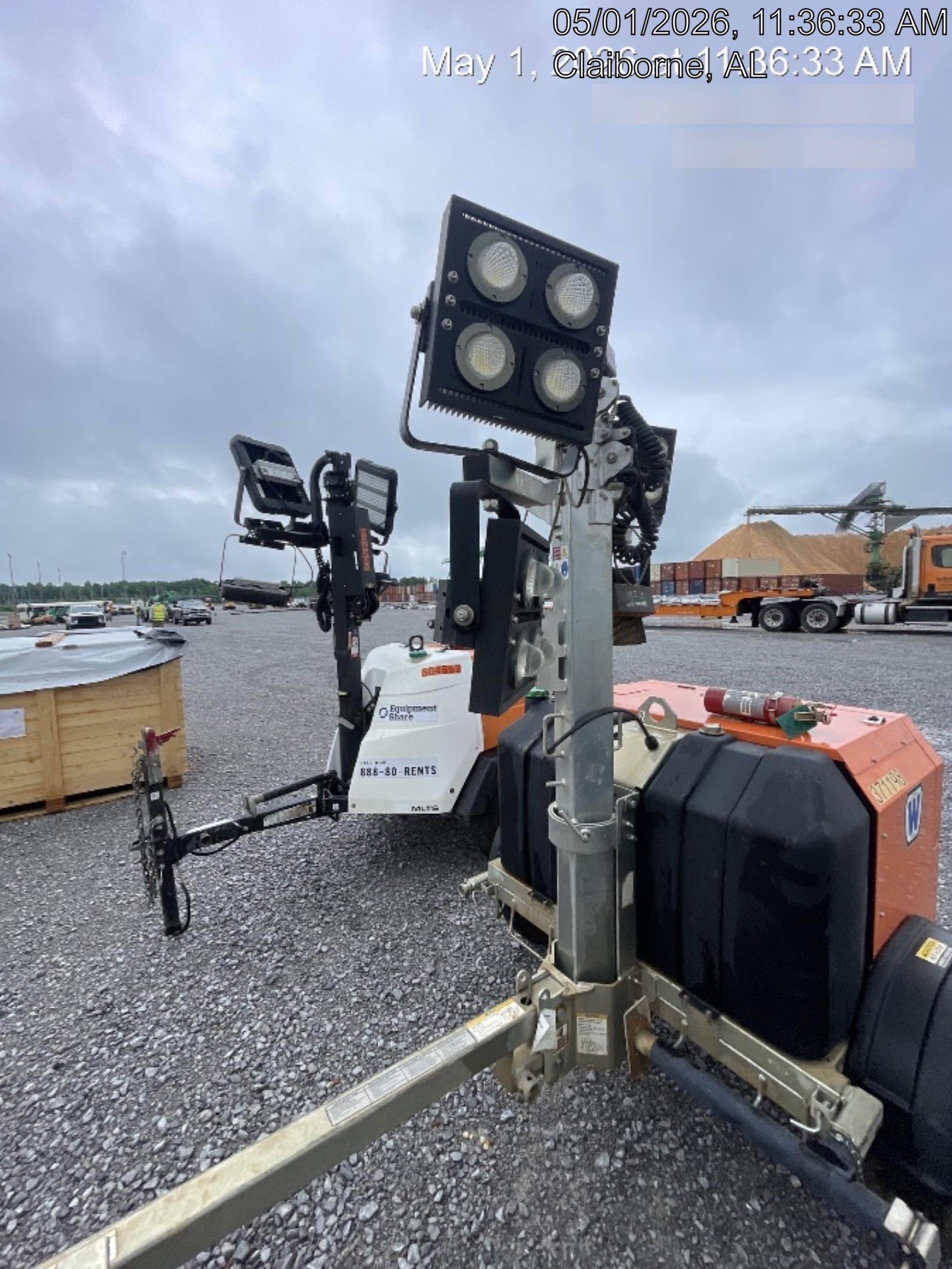2023 Wanco WLTT-4MM4K Diesel, Deep Sea Controller, Shore Power Plug, Auto Start, (4) 350W LED Floodlights, 4kW Generator, 60 Gal Fuel Tank, 2" Ball, T3