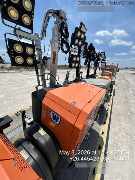 2023 Wanco WLTT-4MM4K Diesel, Deep Sea Controller, Shore Power Plug, Auto Start, (4) 350W LED Floodlights, 4kW Generator, 60 Gal Fuel Tank, 2" Ball, T3