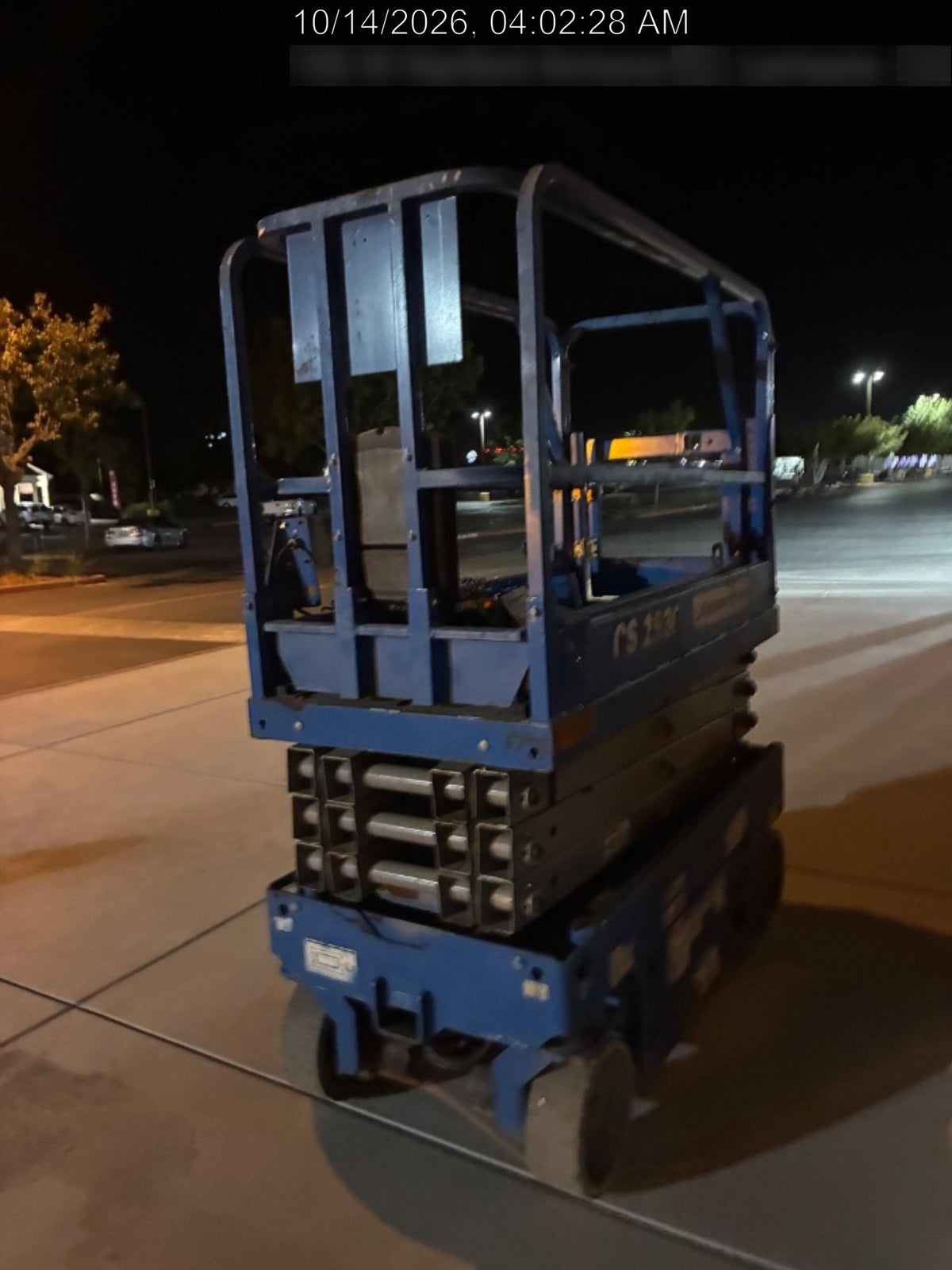 2020 Genie GS-1930 Solid Non Marking Tires, Beacon, Folding rails with half height swing gate