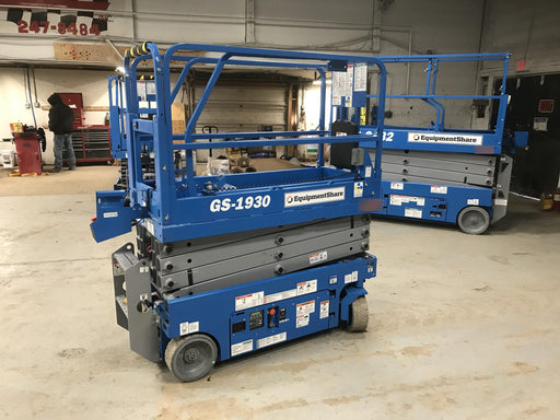 2020 Genie GS-1930 Solid Non Marking Tires, Beacon, Folding rails with half height swing gate
