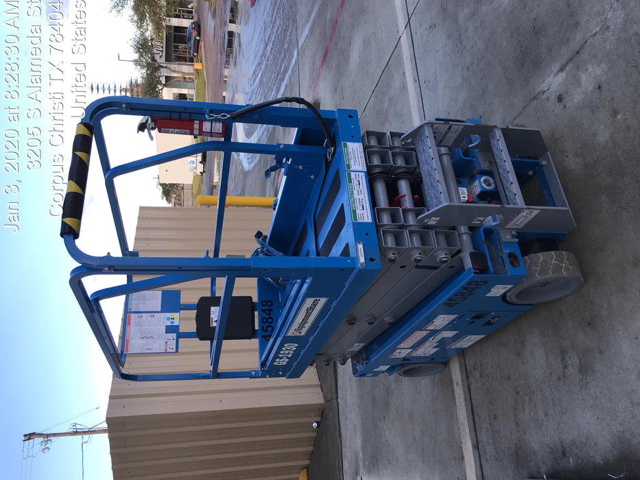 2019 Genie GS-1930 Fixed rails with chain Entry