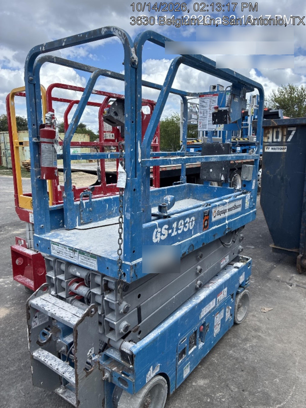 2019 Genie GS-1930 Fixed rails with chain Entry