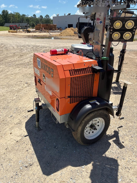 2023 Wanco WLTT-4MM4K Diesel, Deep Sea Controller, Shore Power Plug, Auto Start, (4) 350W LED Floodlights, 4kW Generator, 60 Gal Fuel Tank, 2" Ball, T3