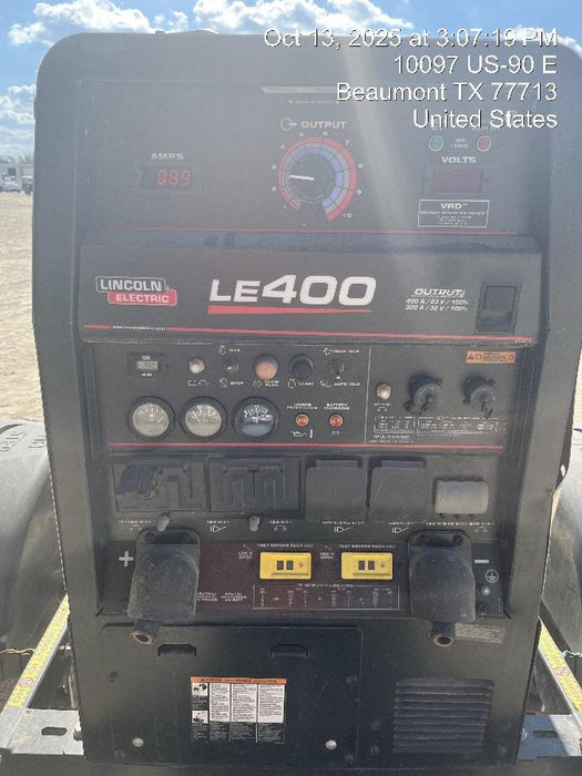 2024 Lincoln Electric LE400 Kubota V1505, Trlr, Cable Rack, Light Kit, ES Decals, T3