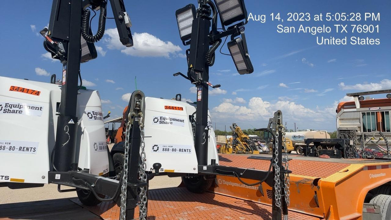 2023 Generac MLT2 Diesel, Flex Switch 120V Input, Powerzone Controller, (4) 320W LED Lights, 4kW Generator, 39.9 Gal Fuel Tank, 2" Ball, T3