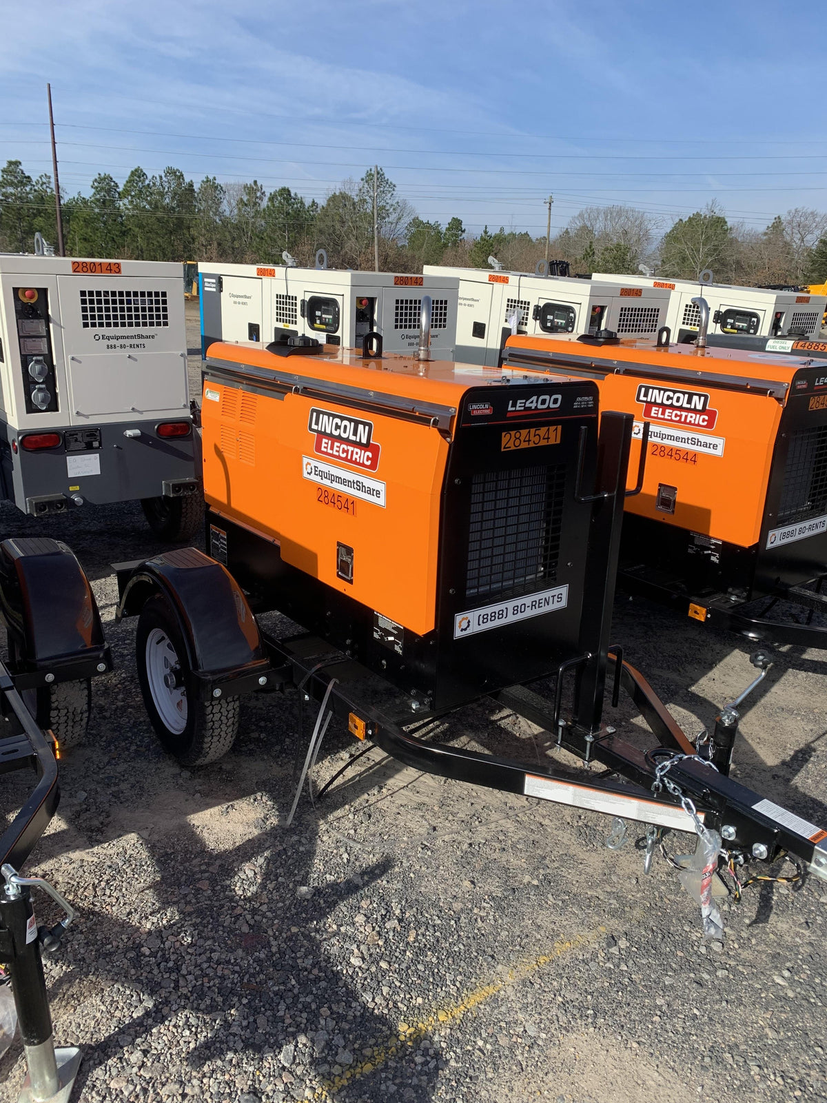 2022 Lincoln Electric LE400 Kubota V1505, Trlr, Cable Rack, Light Kit, ES Decals, T3