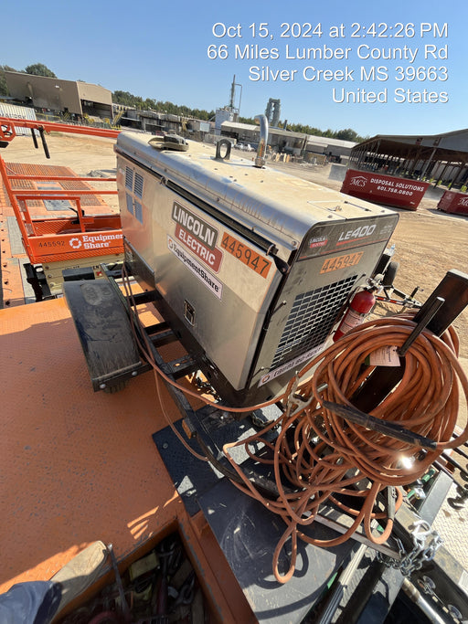 2024 Lincoln Electric LE400 Kubota V1505, Trlr, Cable Rack, Light Kit, ES Decals, T3