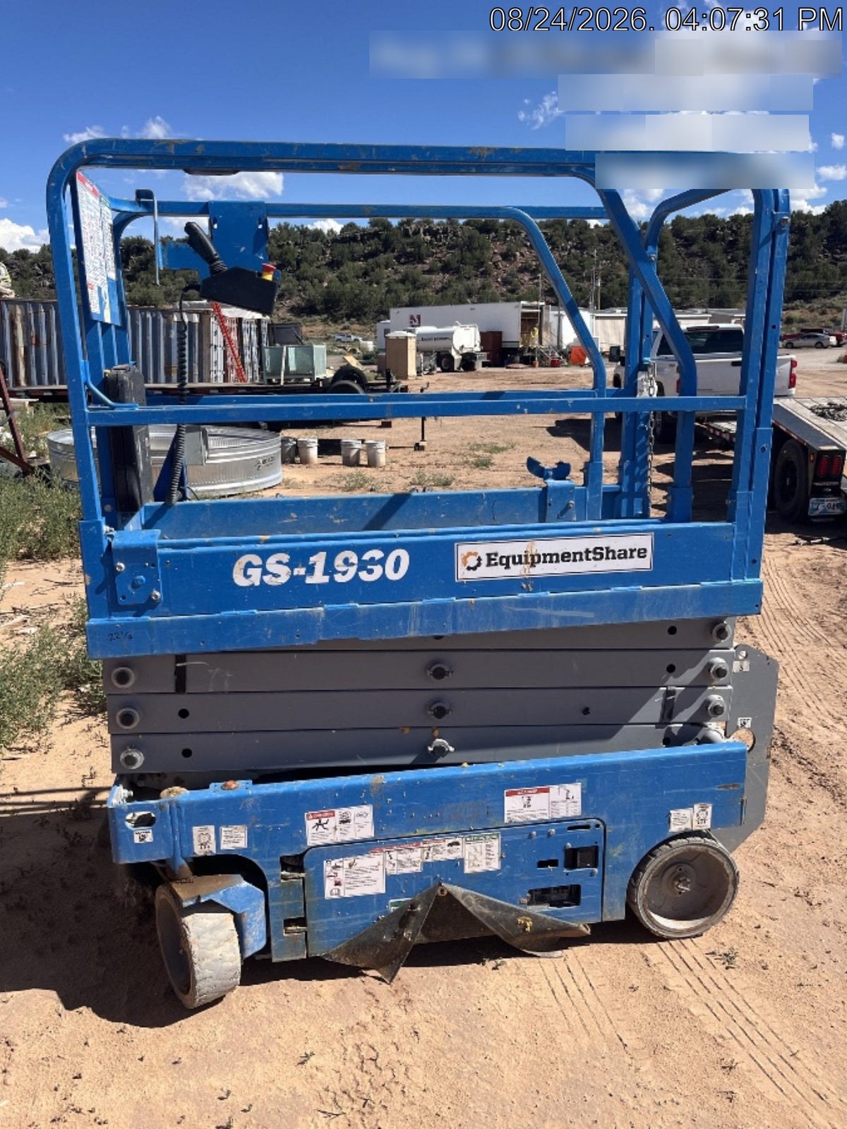 2020 Genie GS-1930 Standard Machine