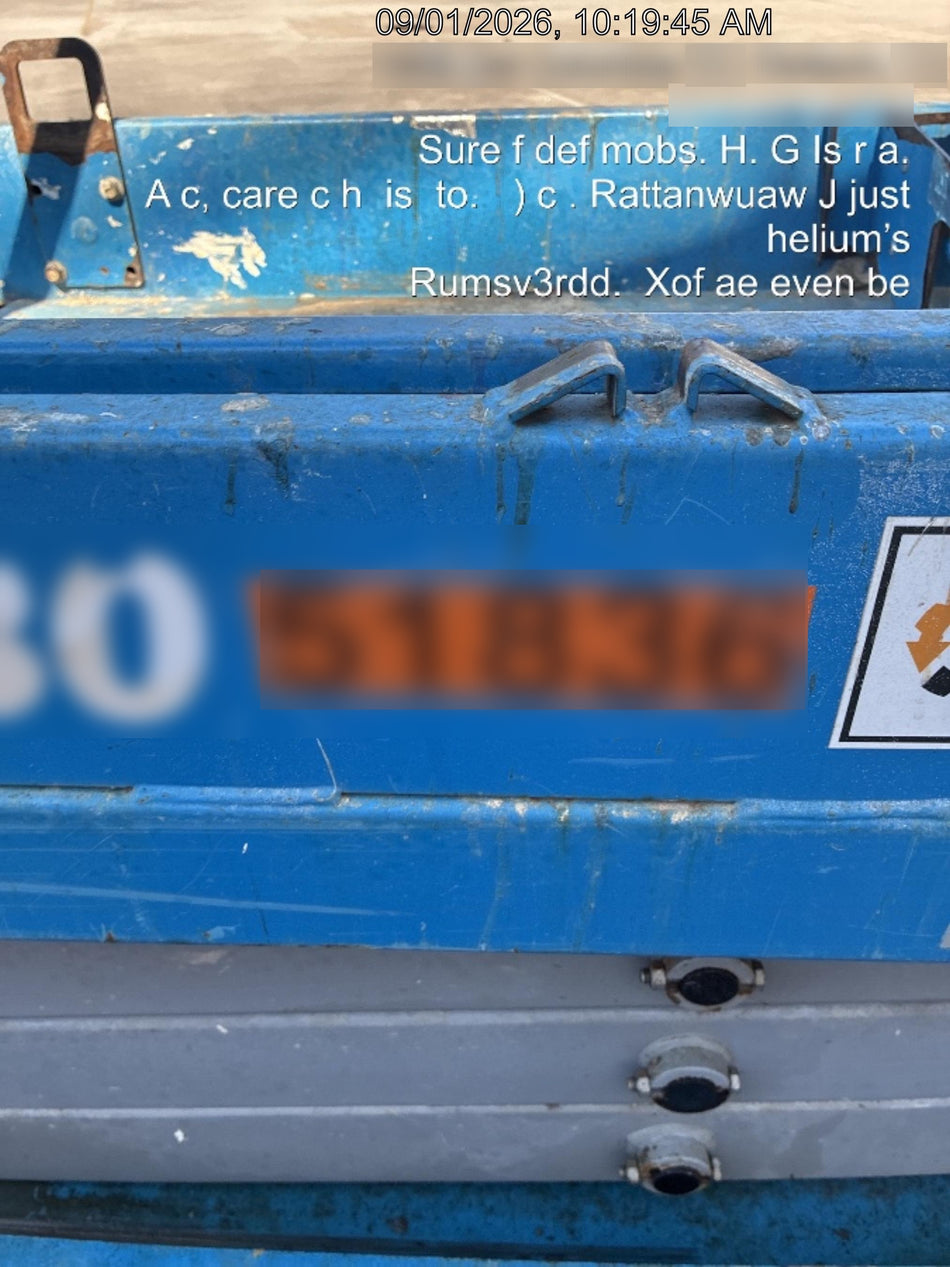 2019 Genie GS-1930 Fixed Rails with Chain Entry