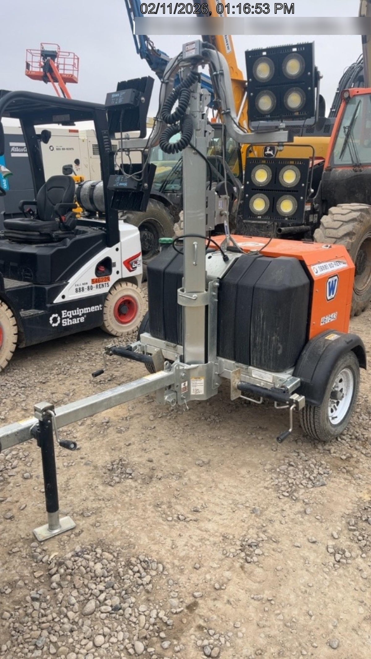 2024 Wanco WLTT-4MM4K Diesel, Deep Sea Controller, Shore Power Plug, Auto Start, (4) 350W LED Floodlights, 4kW Generator, 60 Gal Fuel Tank, 2" Ball, T3